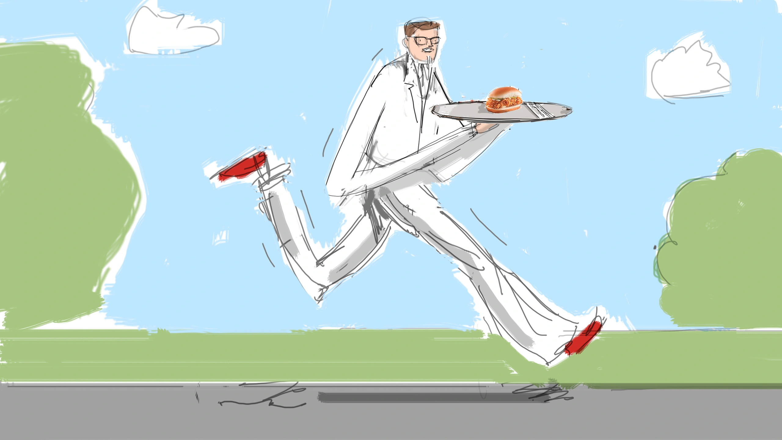 W+K/KFC action storyboard