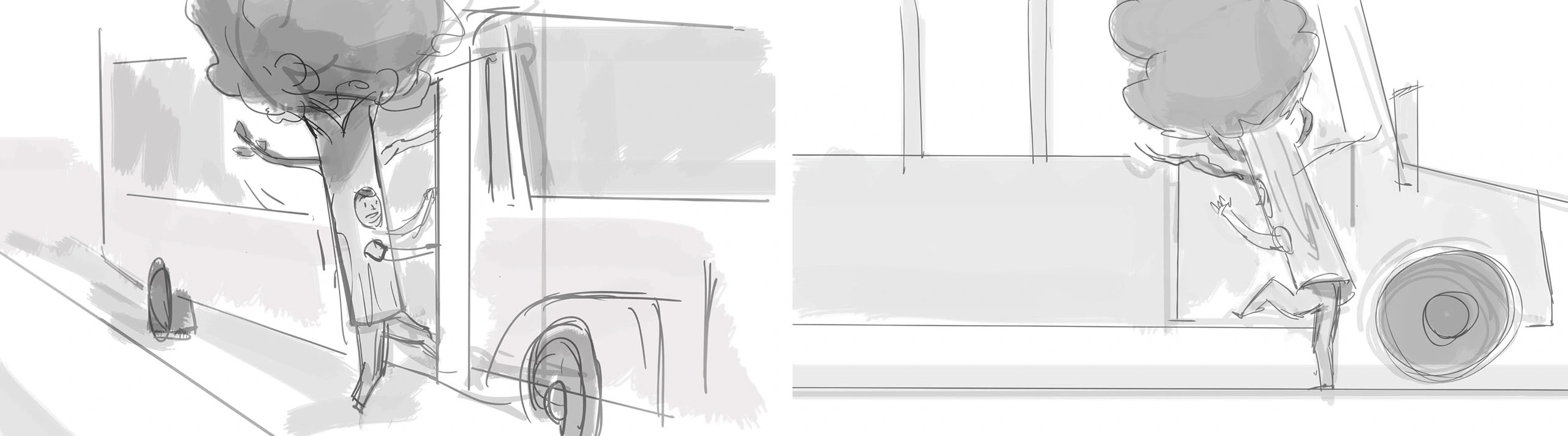 MaMa/Michaels comedy storyboard