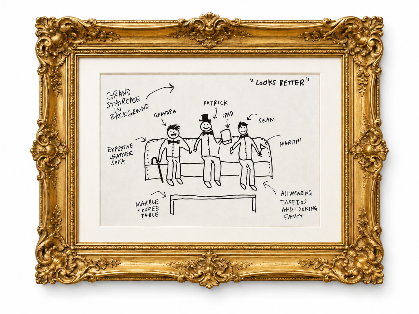 Additional framed art director drawing 10