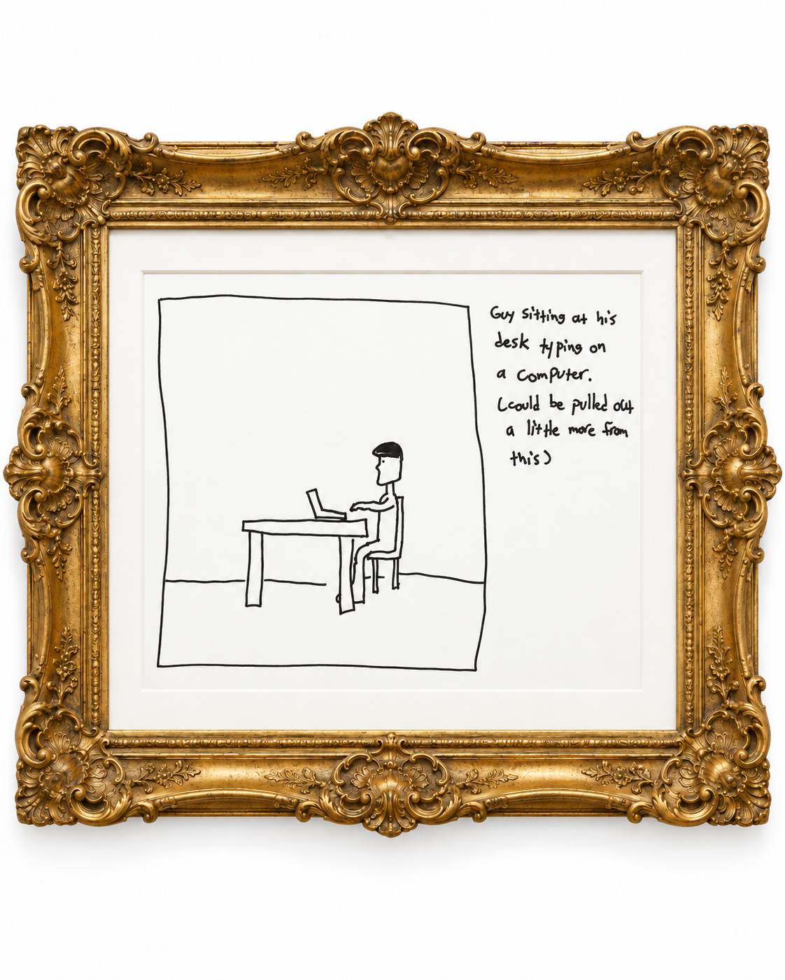 Additional framed art director drawing 13