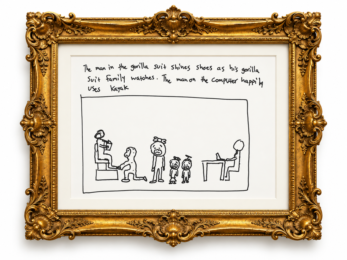 Additional framed art director drawing 1