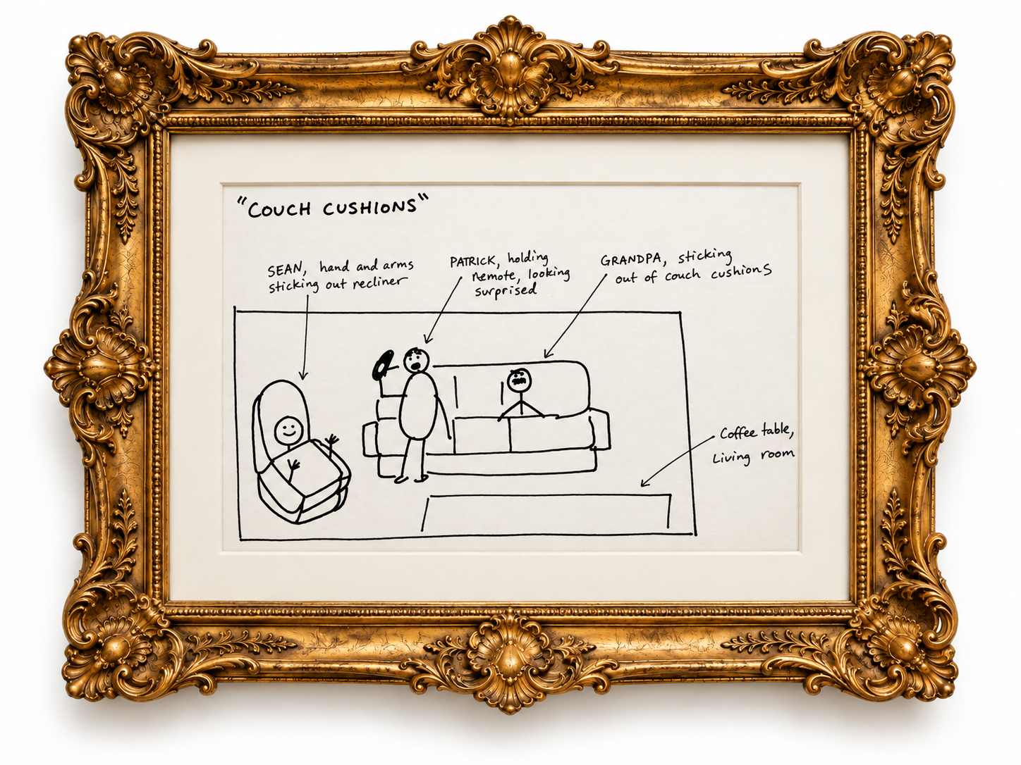 Additional framed art director drawing 2