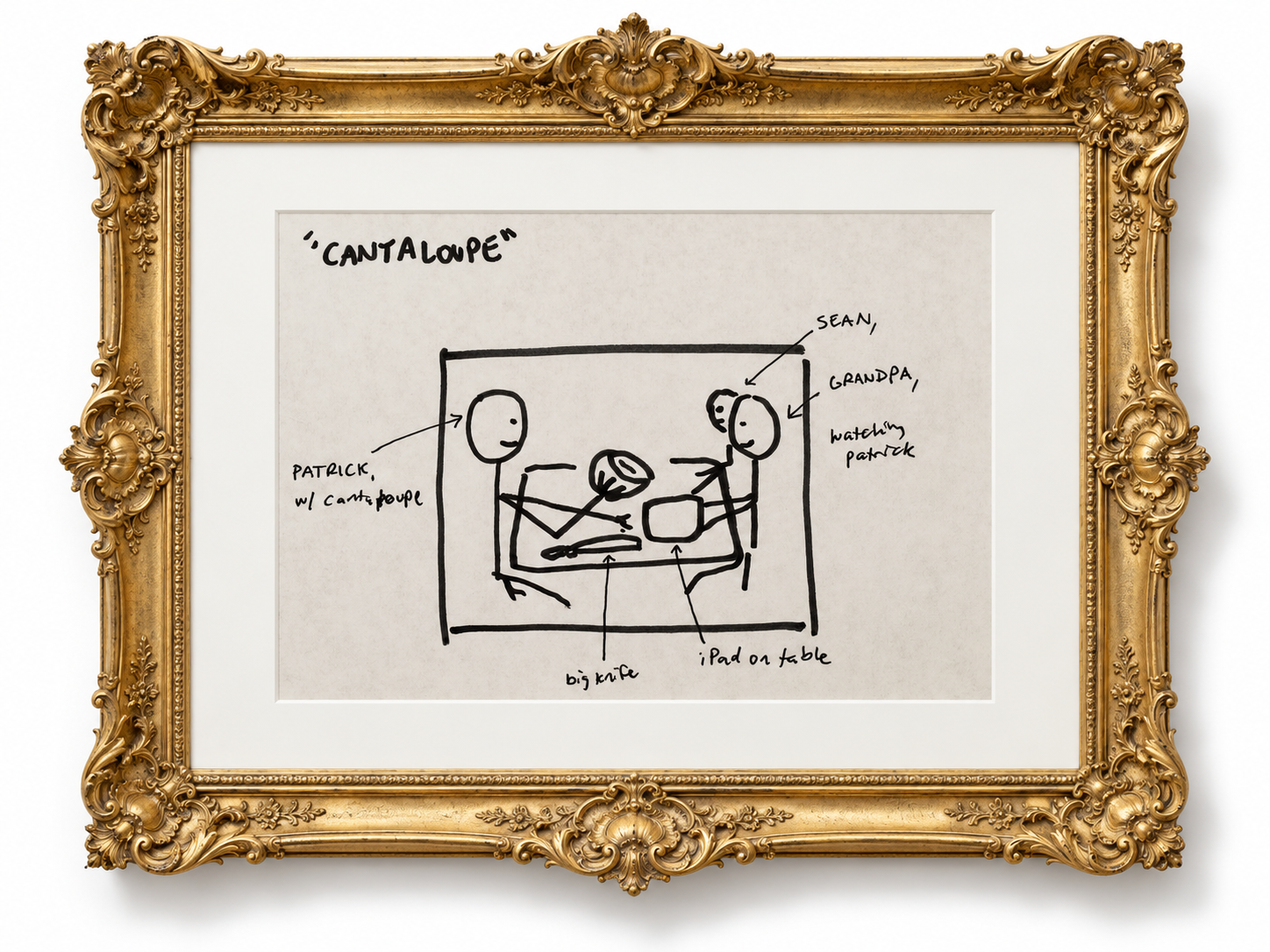 Additional framed art director drawing 5