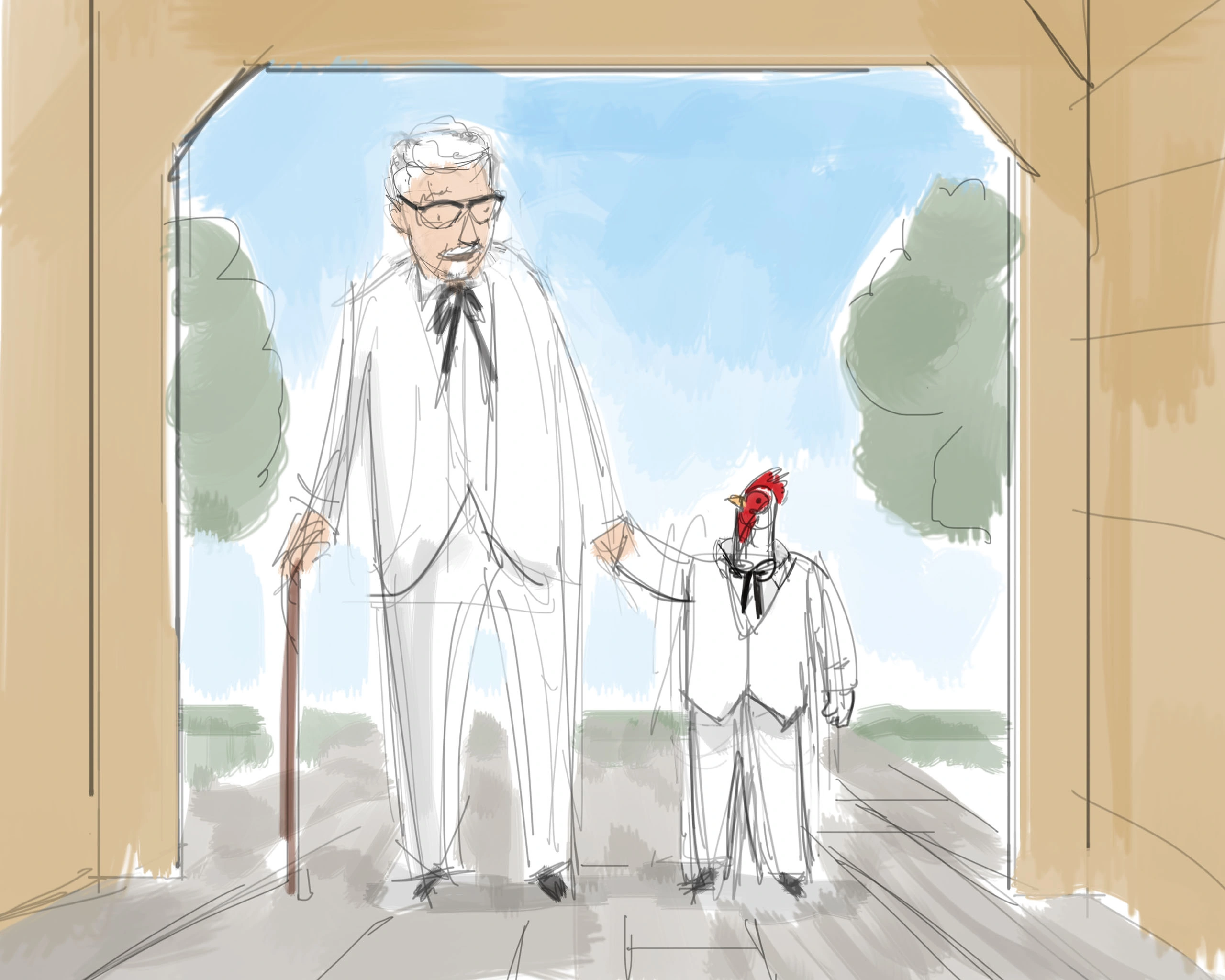 People doing things storyboard 16