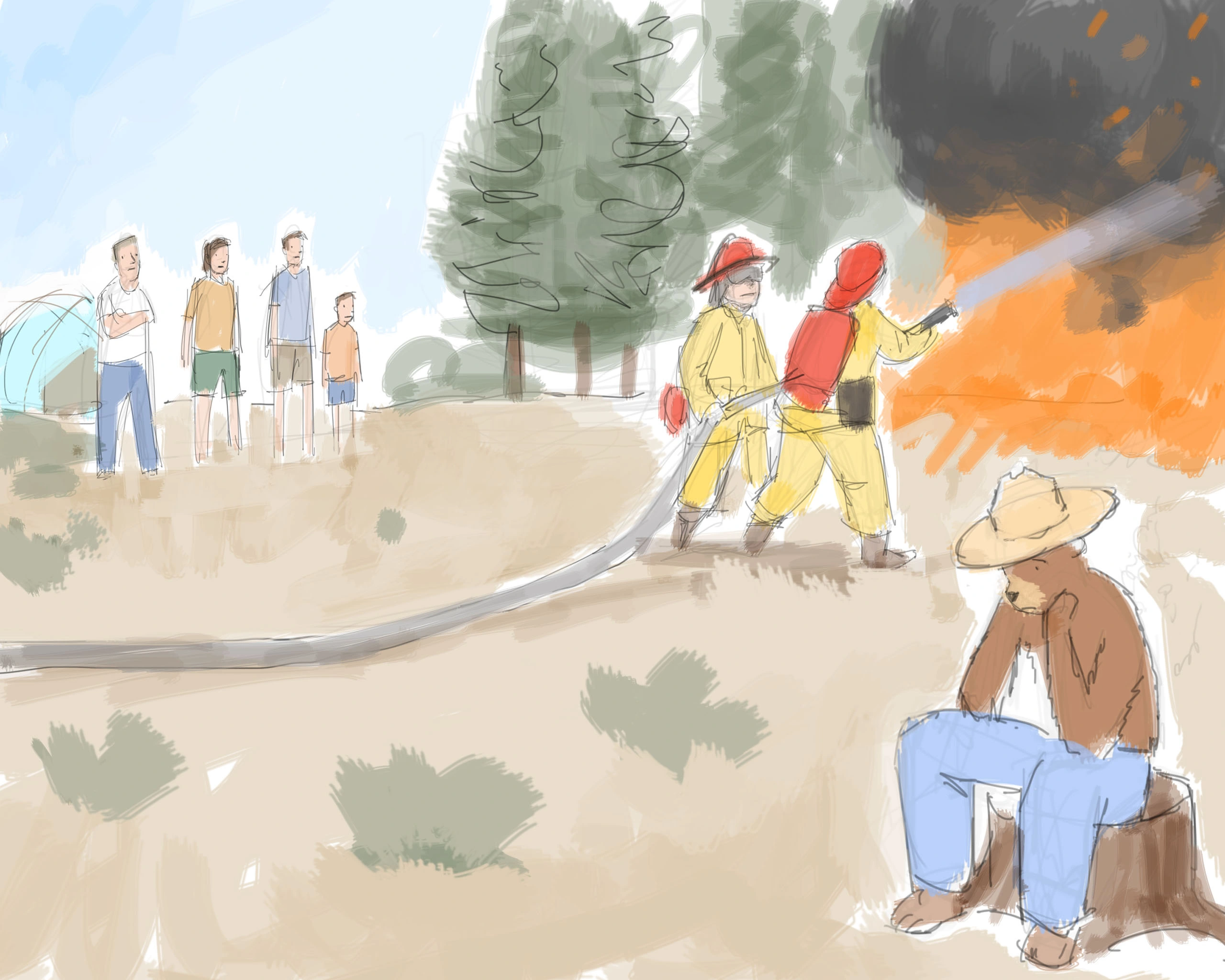 People doing things storyboard 21