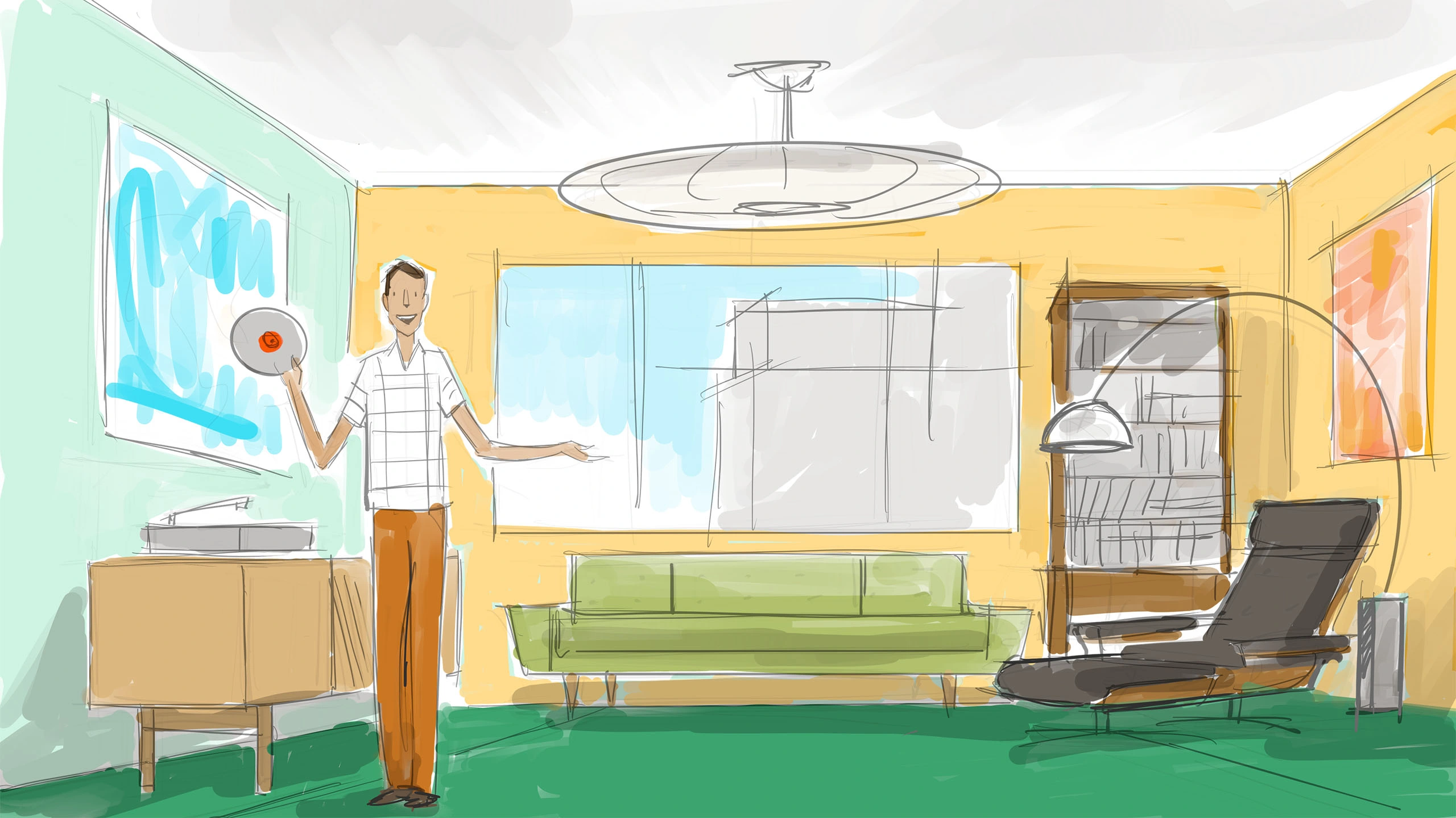 People doing things storyboard 03